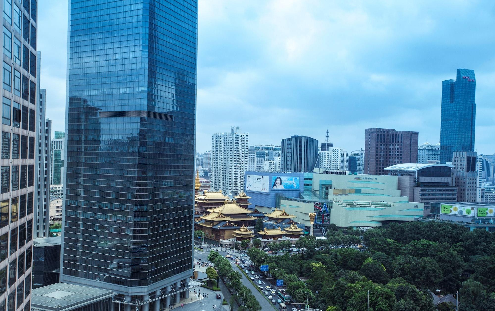 Hotel The Kunlun Jing An Šanghaj Exteriér fotografie