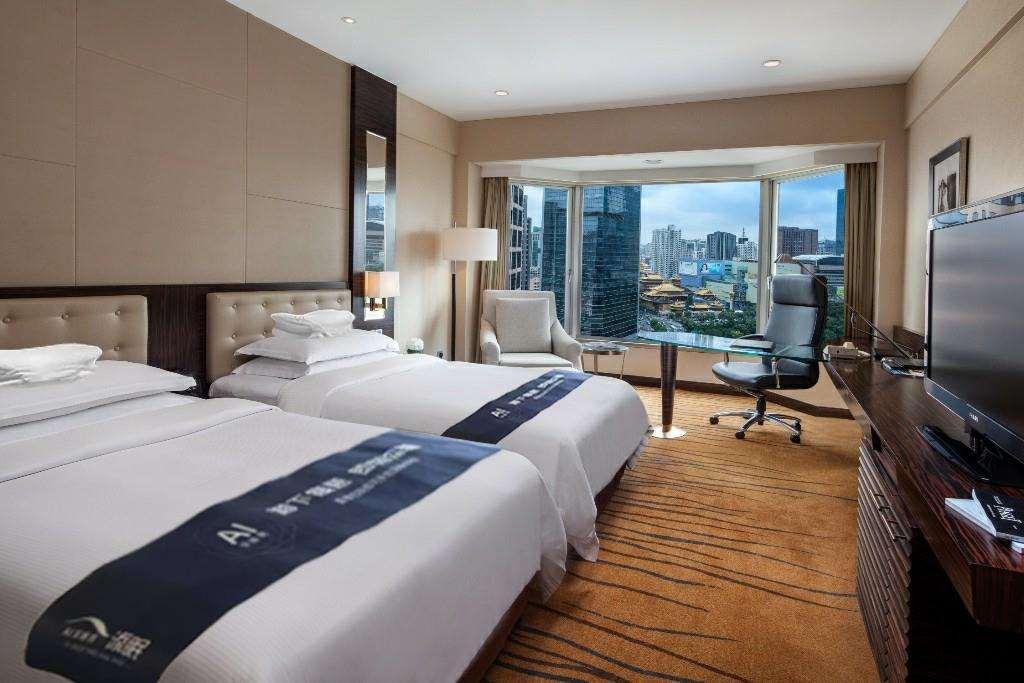 Hotel The Kunlun Jing An Šanghaj Pokoj fotografie